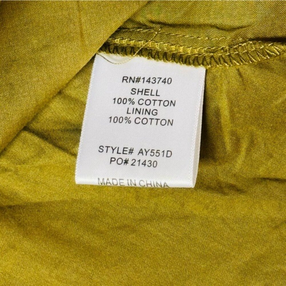 Hyacinth House | NEW Moss Printed Russell Mini Dress in Olive Size XS - Picture 11 of 11